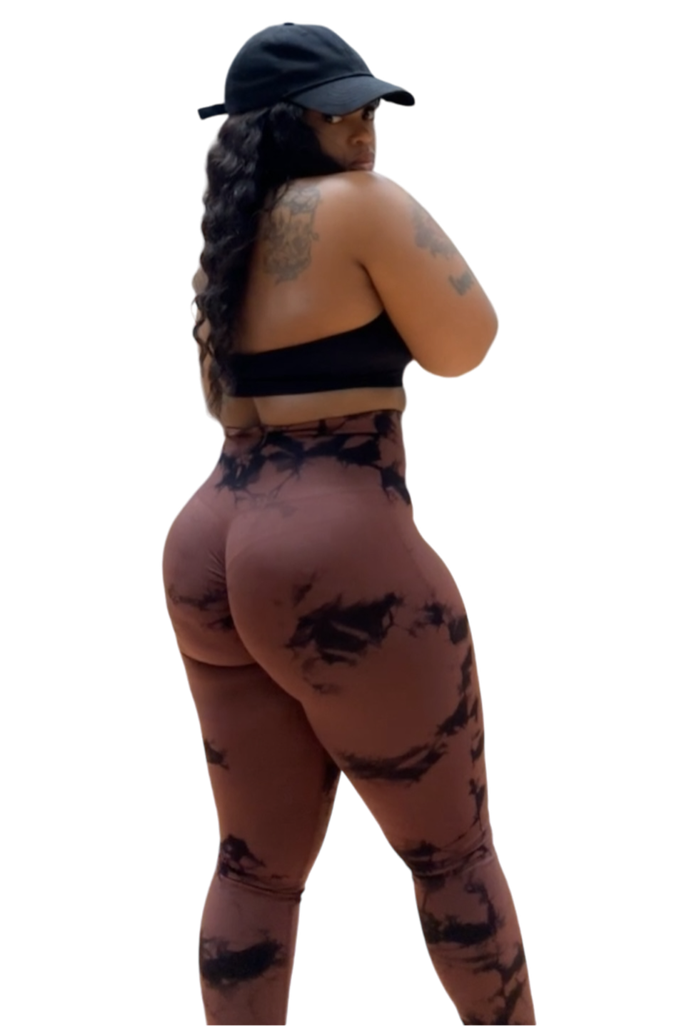 Tie Dye Butt Lift Leggings Only