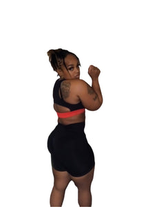 Solid Butt Lift Biker Shorts