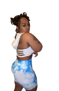 Tie Dye Butt Lift Shorts ONLY